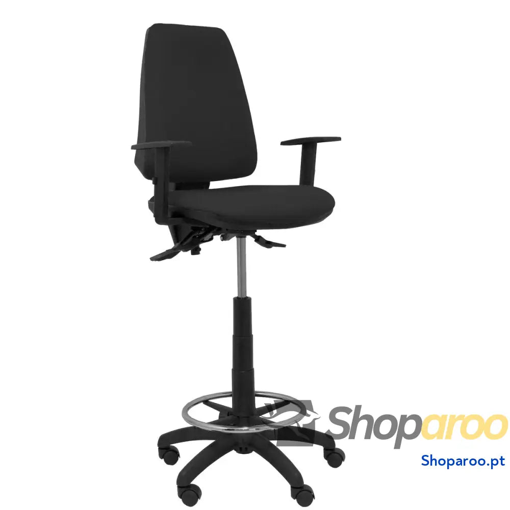 Banqueta Elche Piqueras y Crespo I840B10 Preto PVC