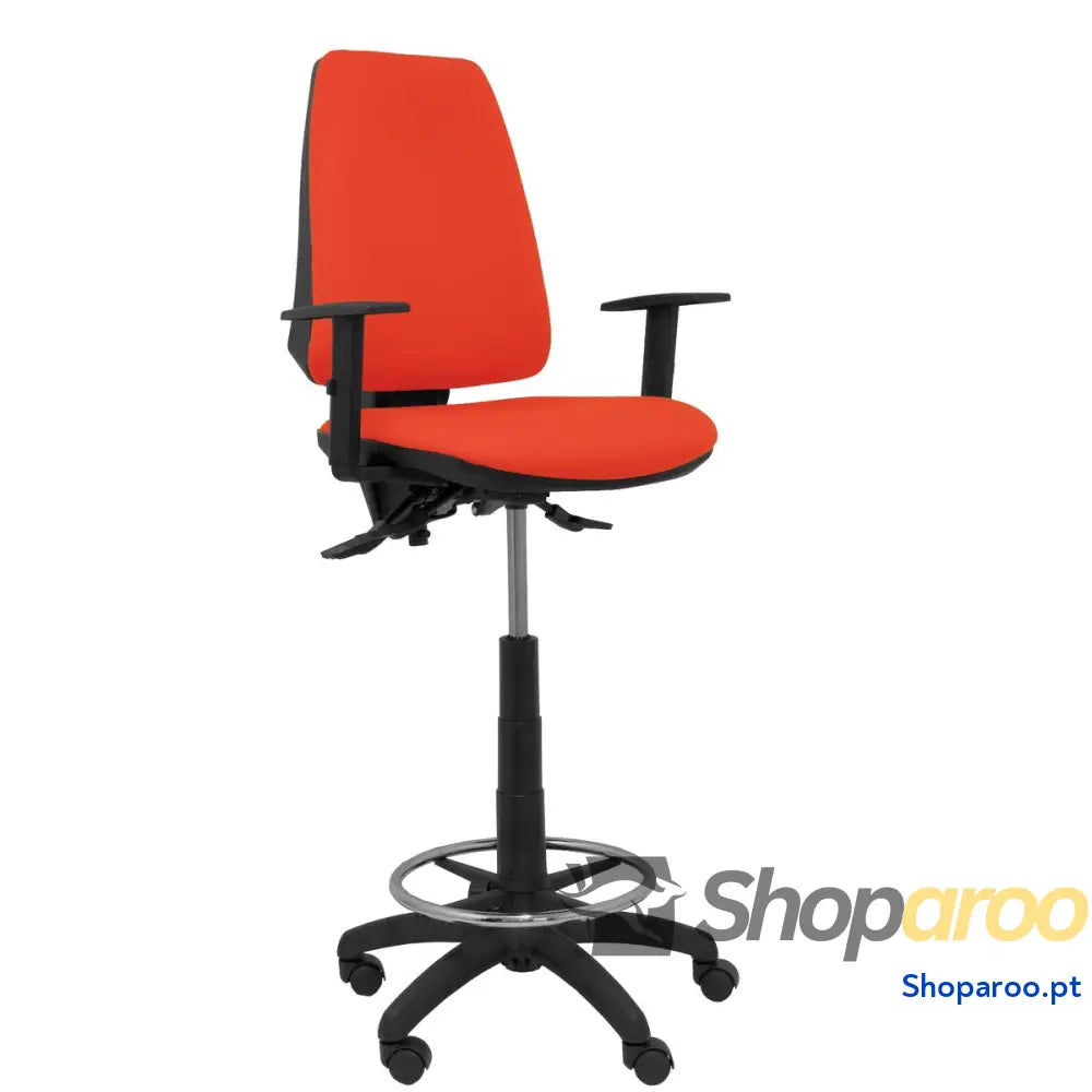 Banqueta Elche S Piqueras y Crespo 05B10RN Laranja escuro PVC