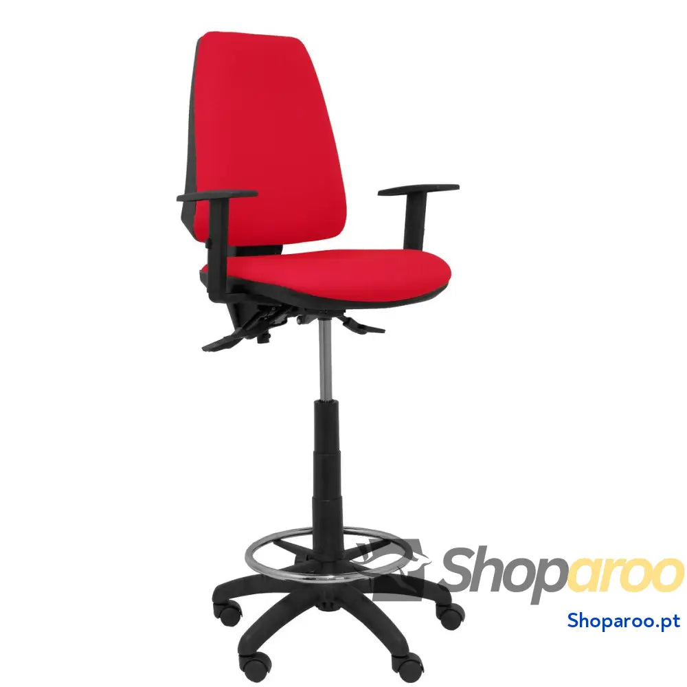 Banqueta Elche S Piqueras y Crespo 50B10RN Vermelho PVC