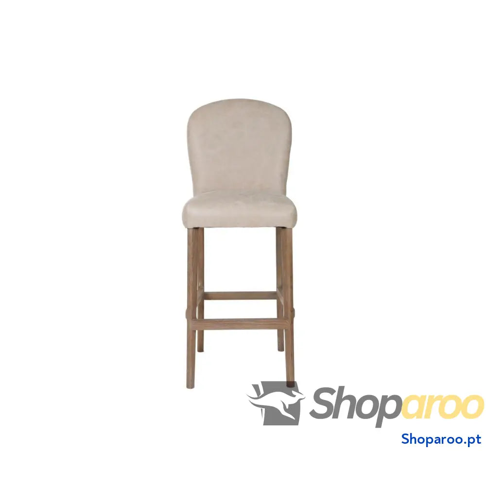 Banqueta Home ESPRIT Branco Pele