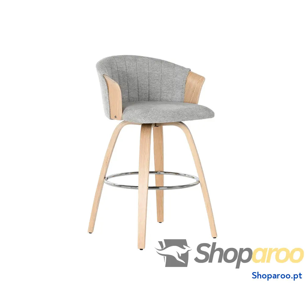 Banqueta Home ESPRIT Cinzento Madeira 58 x 56 86 cm