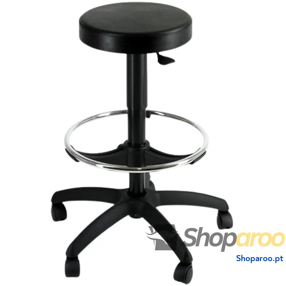 Banqueta Unisit Esos Giratório Preto