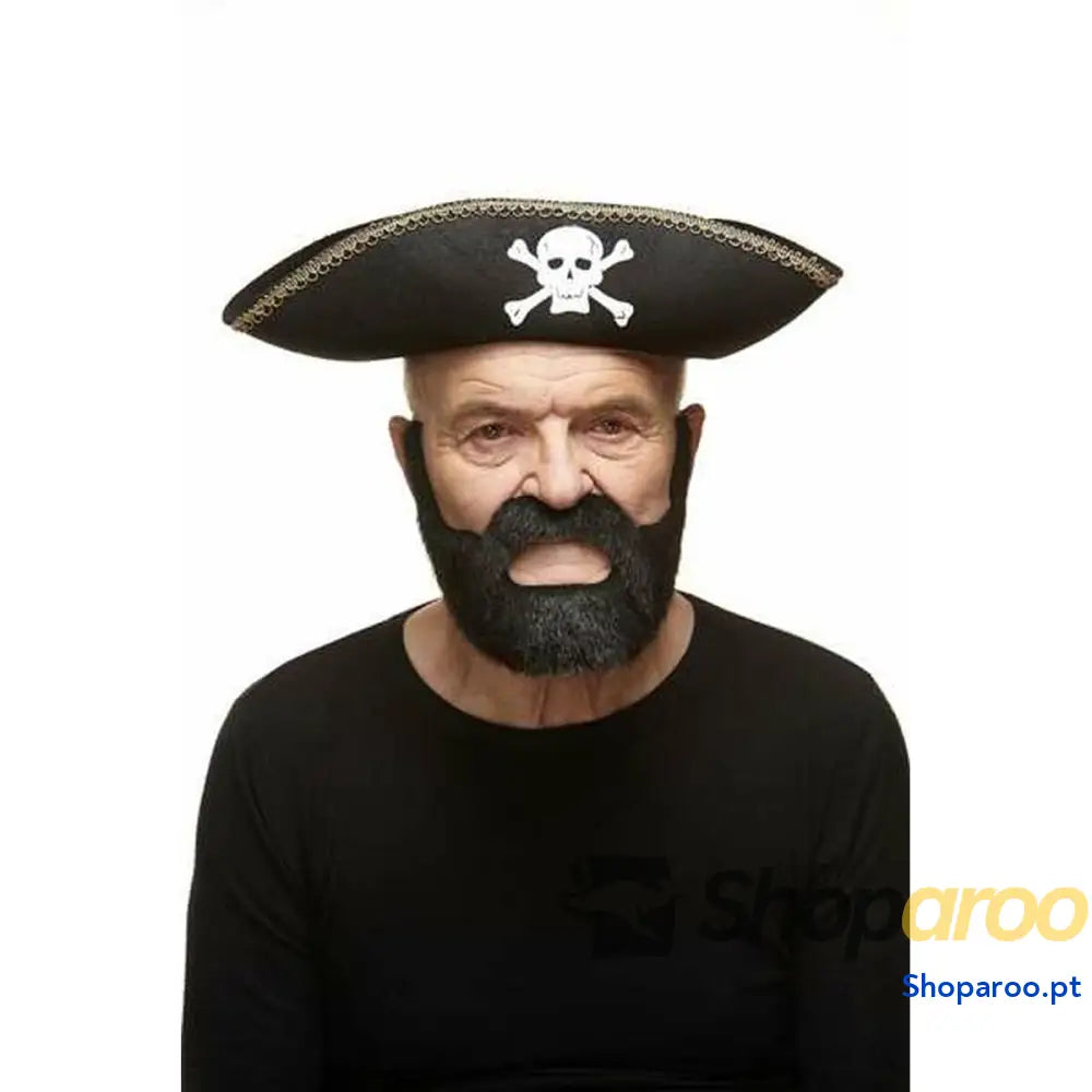 Barba postiça My Other Me Preto Tamanho único Acessório para Fantasia