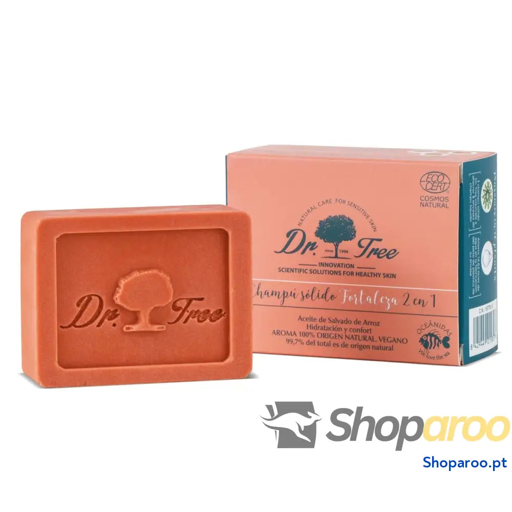 Barra de Champô Dr. Tree   Tratamento Capilar Fortalecedor 75 g