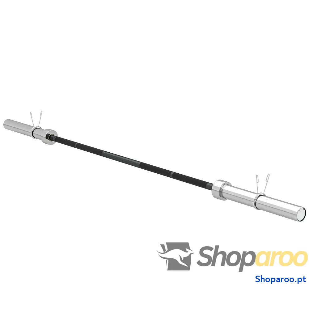 Barra de Pesos Aço 180cm 200kg com Superfície Antiderrapante