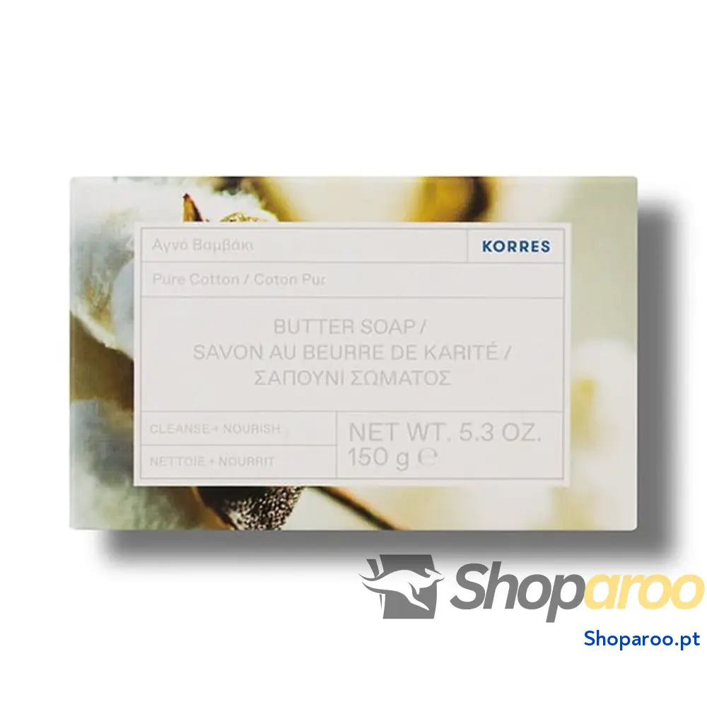 Barra de Sabão Korres Pure Cotton Butter 150 g
