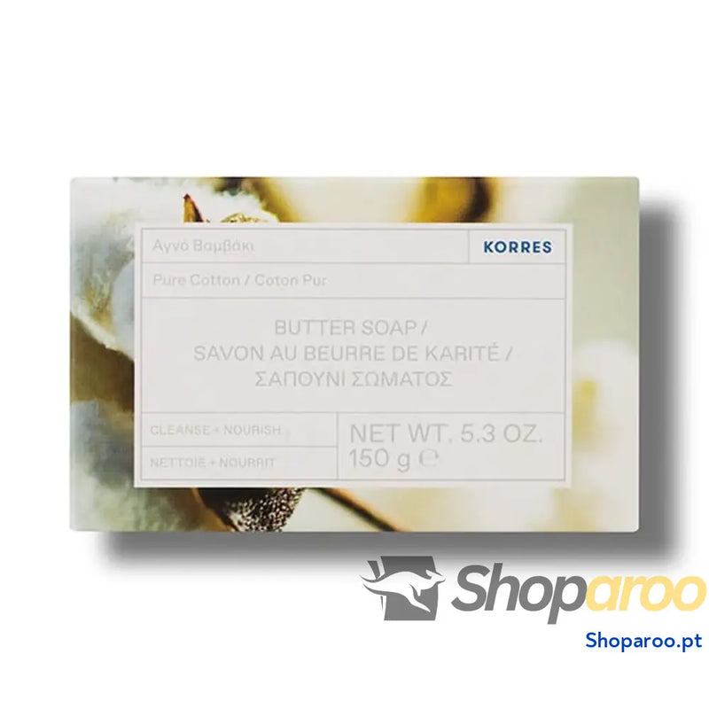 Barra de Sabão Korres Pure Cotton Butter 150 g
