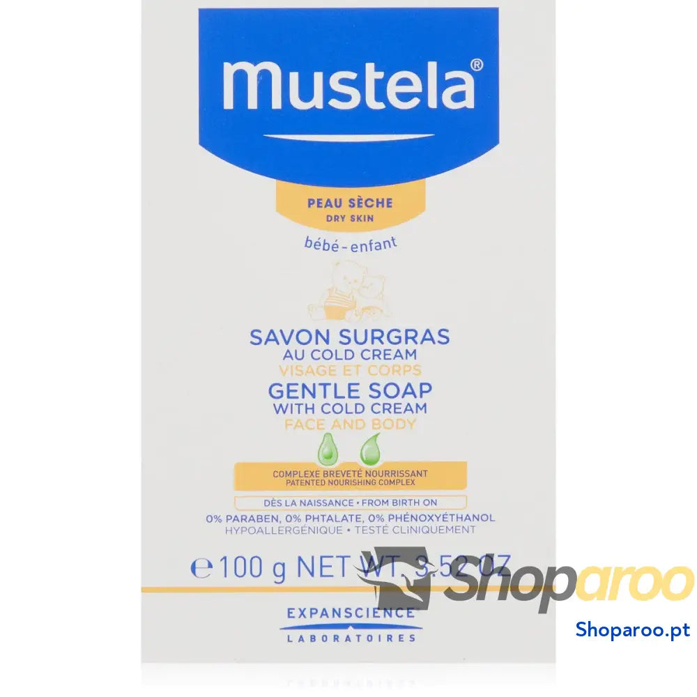 Barra de Sabão Mustela Cold Cream (100 g)