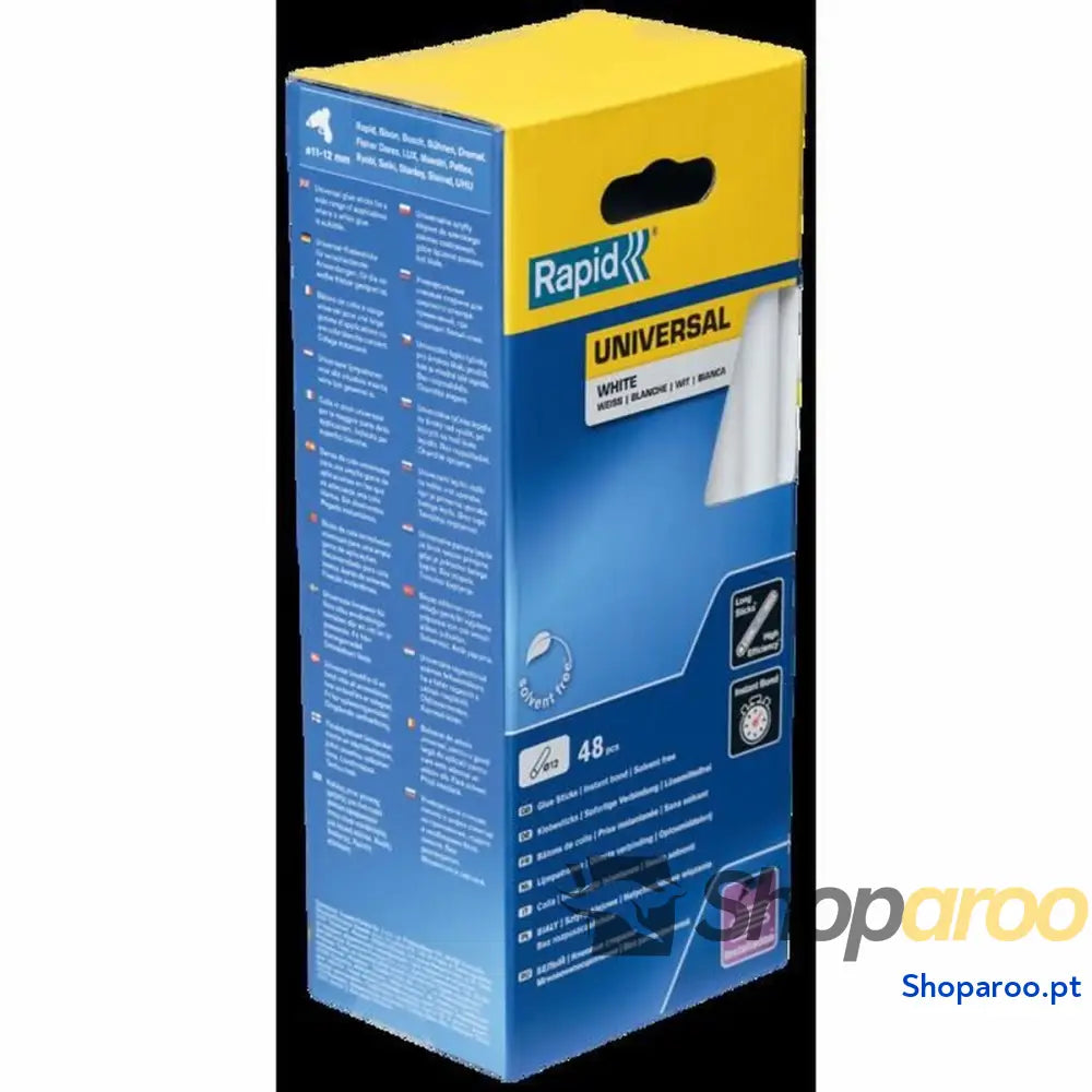 Barras de cola quente Rapid Branco Ø 12 mm 48 Peças