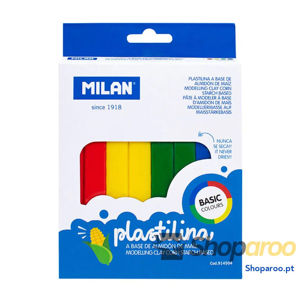 Barras de plasticina Milan 330 g (4 Peças)