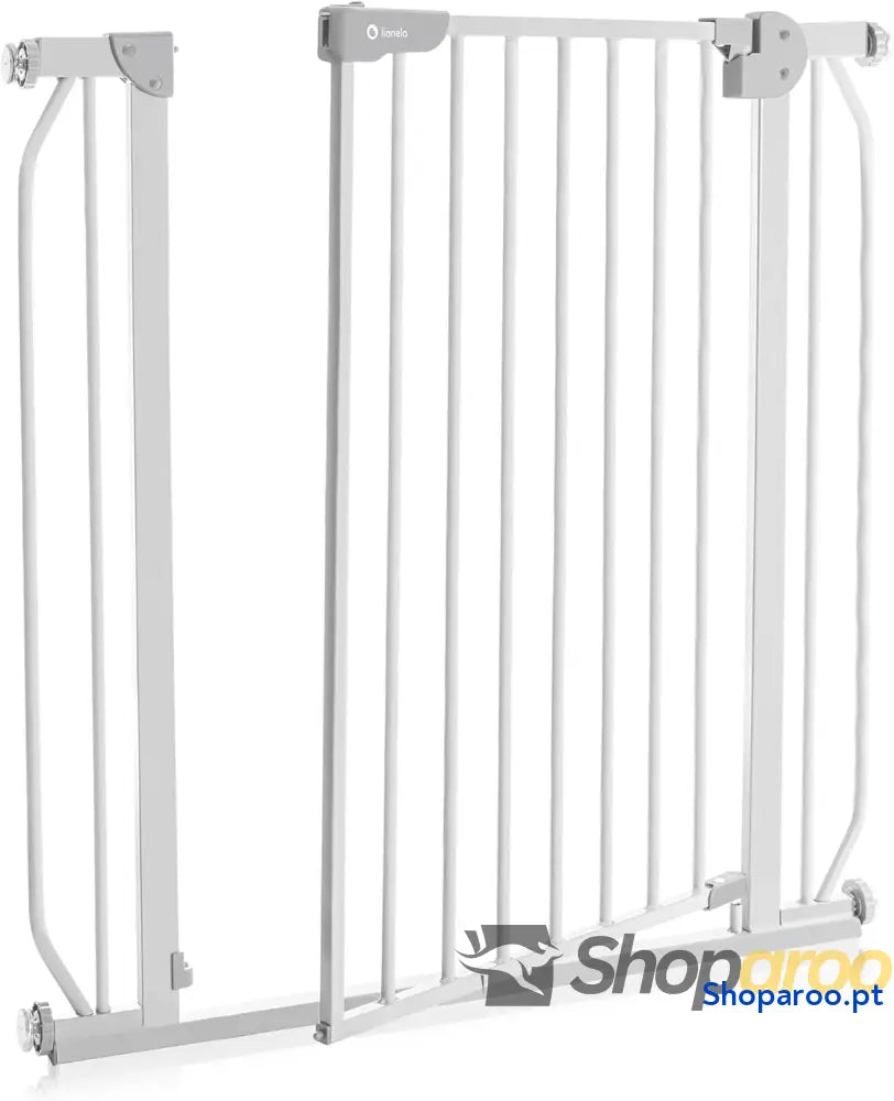Barreira de proteção 75 105 x 3 76,5 cm dupla função AutoStop fecho automático montagem simples cinzento