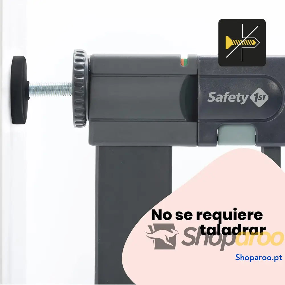 Barreira de segurança branca metálica para portas e escadas porta 80 cm até 136 com extensões adequado bebés crianças