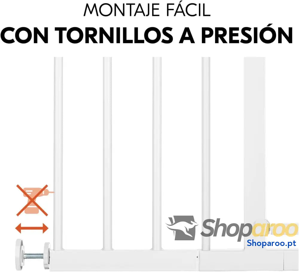 Barreira de segurança para crianças em escadas com extensão 21 cm larguras 96 101 porta bebés sem perfuração cercas