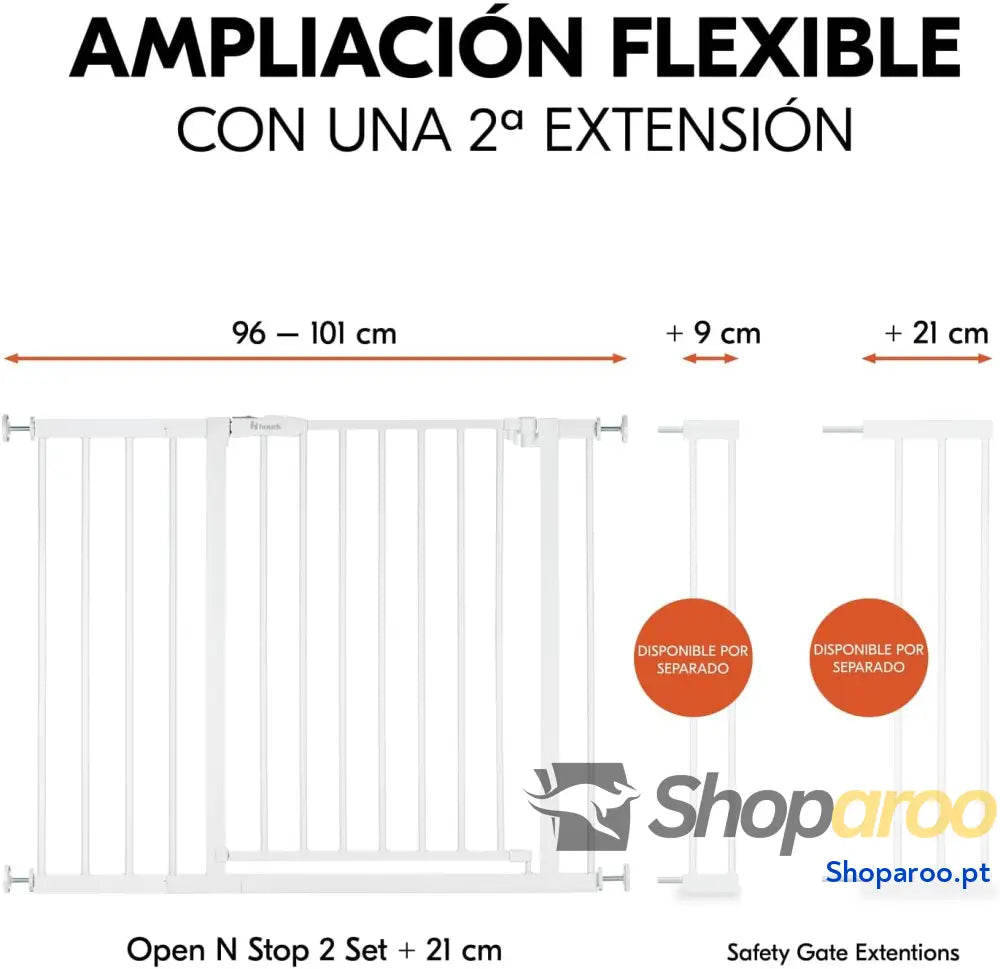 Barreira de segurança para crianças em escadas com extensão 21 cm larguras 96 101 porta bebés sem perfuração cercas