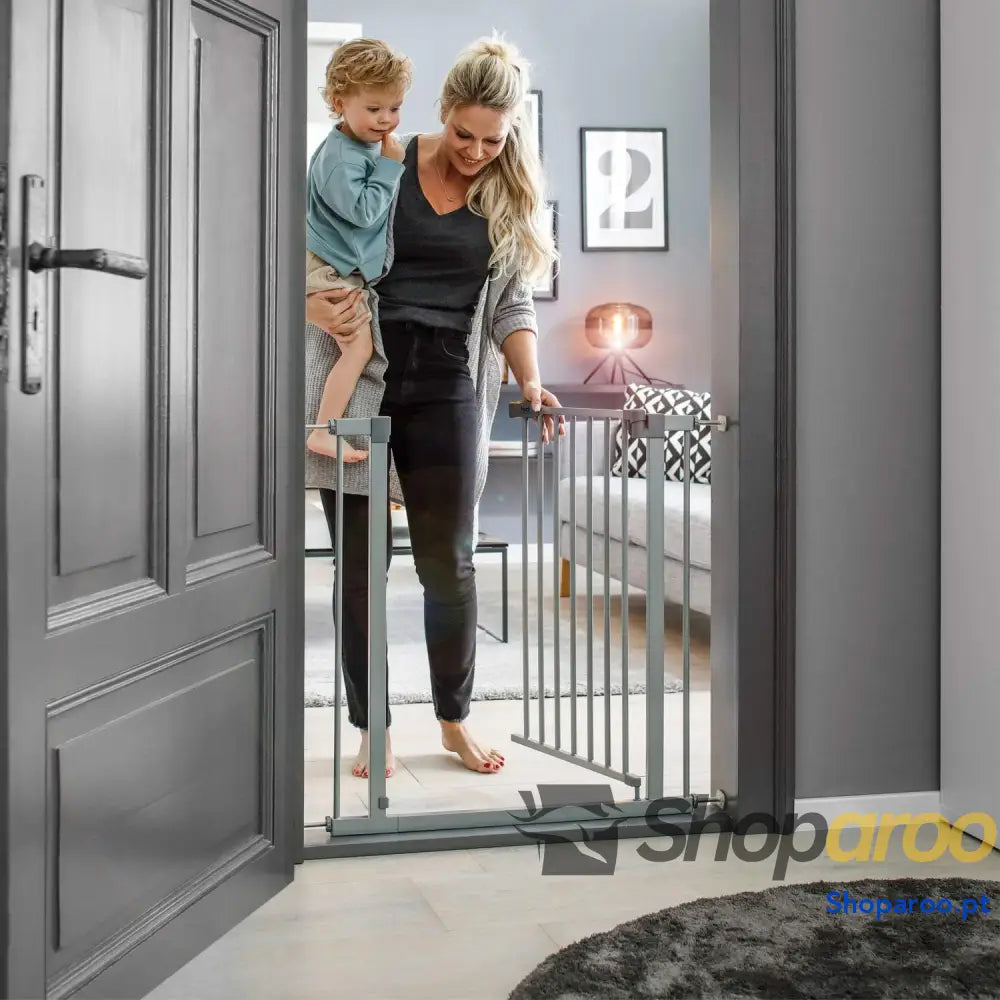 Barreira de segurança para crianças | infantil portas e escadas 84 a 89 cm – Sem perfuração Segurança bebés Adequada