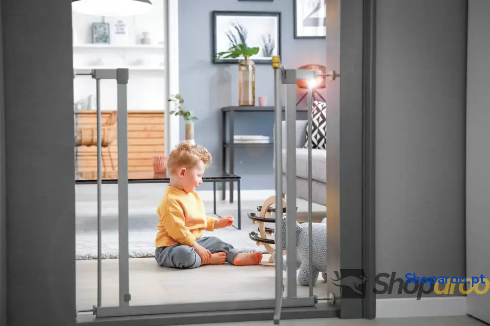 Barreira de segurança para crianças | infantil portas e escadas 84 a 89 cm – Sem perfuração Segurança bebés Adequada