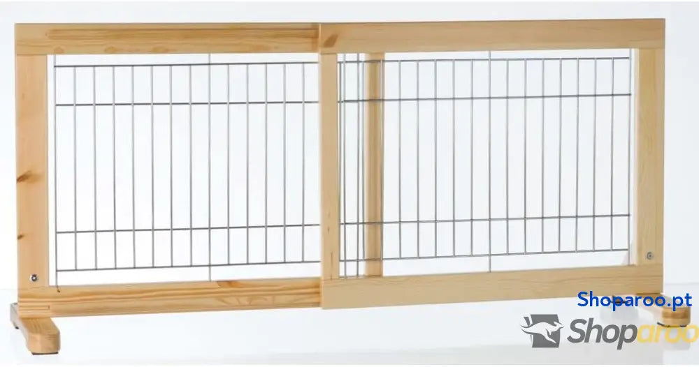 Barreira extensível para cães 60 108x50x31 cm faia
