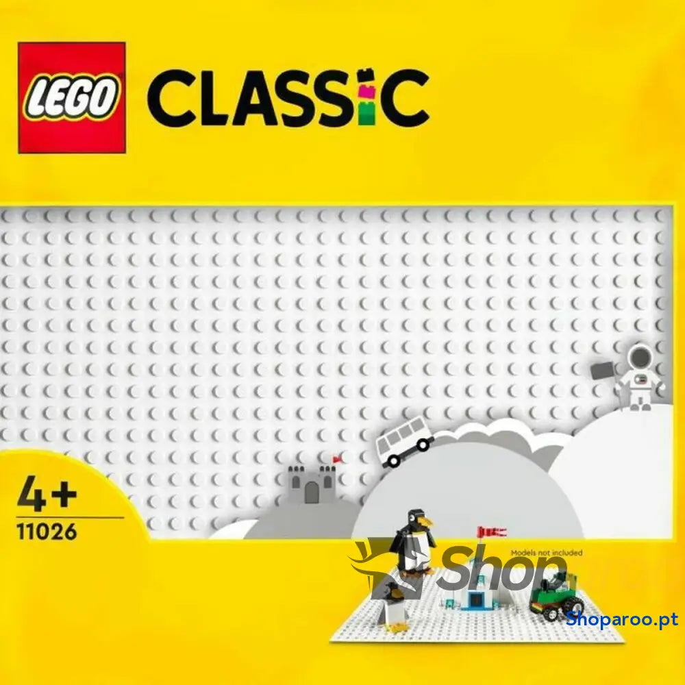 Base de apoio Lego 11026 Classic The White Building Plate Branco