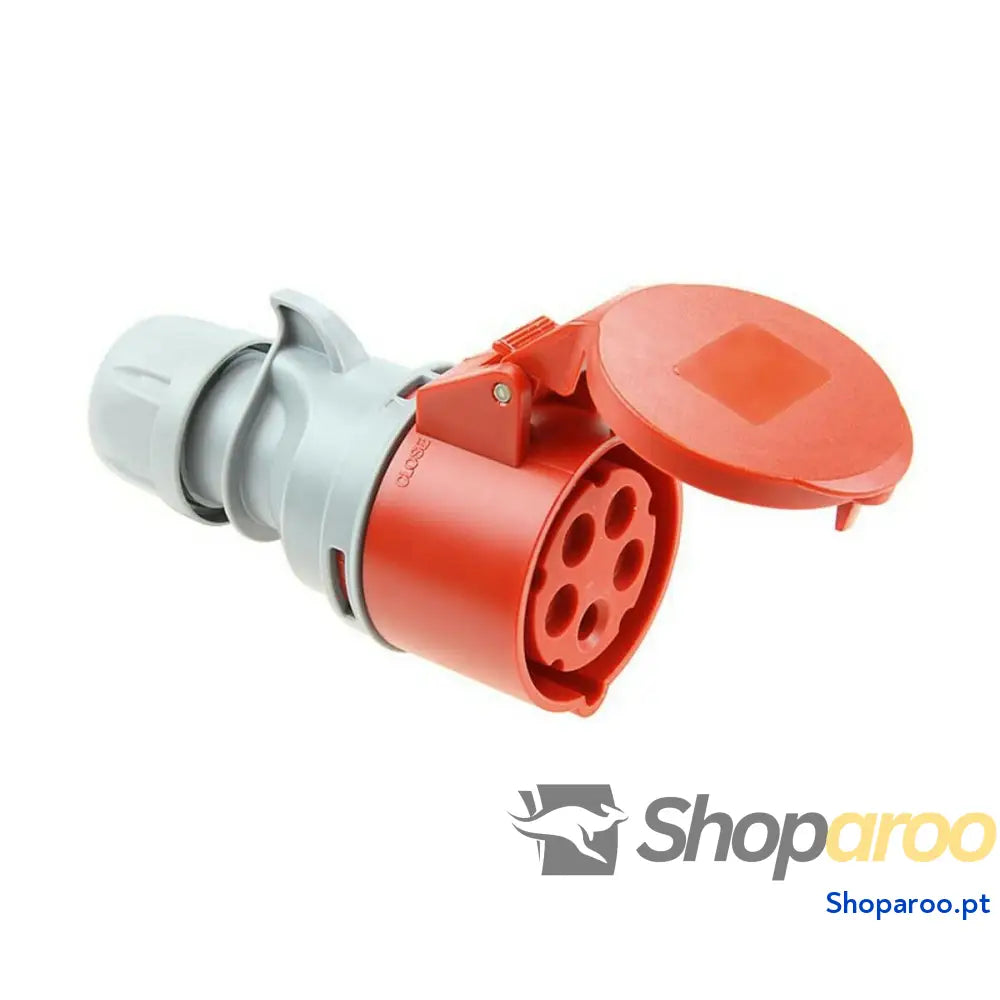 Base de encaixe Solera 903152a CETAC Com tampa Vermelho IP44 16 A 400 V Aérea