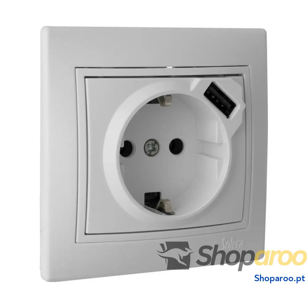 Base de encaixe Solera erp60usb-u USB Bipolar 250 V 16 A Engastado
