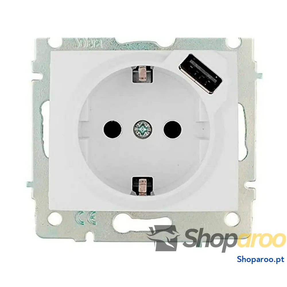 Base de encaixe Solera erp60usb USB Europeu Bipolar 250 V 16 A Engastado