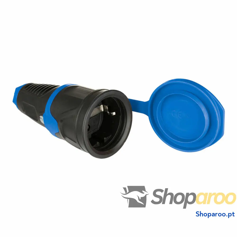 Base de ficha Solera 57 250 V Com tampa Preto 4,8 mm 16 A IP54