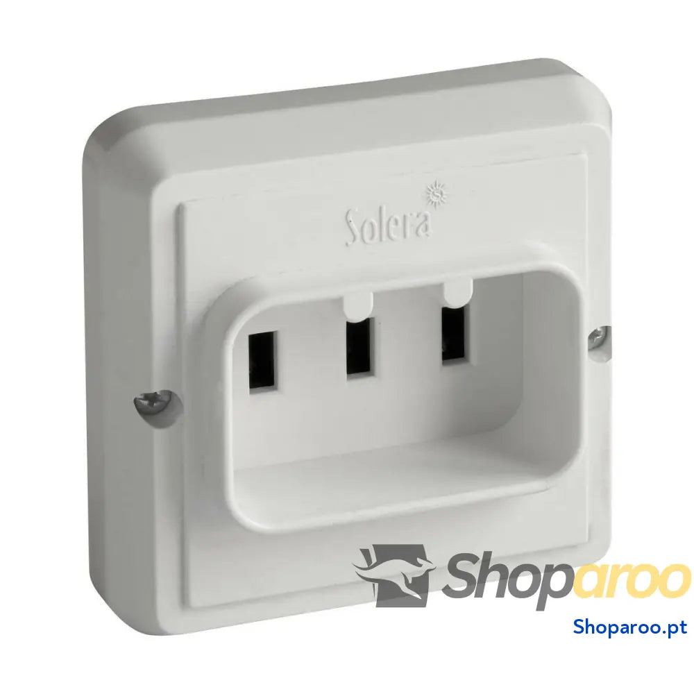 Base de ficha Solera Bipolar Cozinha Branco 3500 W 25