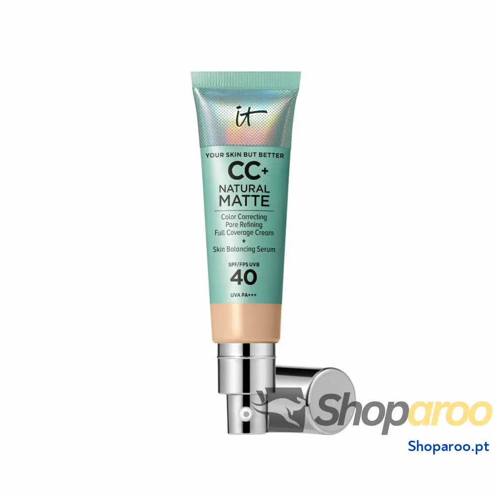 Base de Maquilhagem Cremosa It Cosmetics CC + NATURAL MATTE Light Claro Spf 40 32 ml