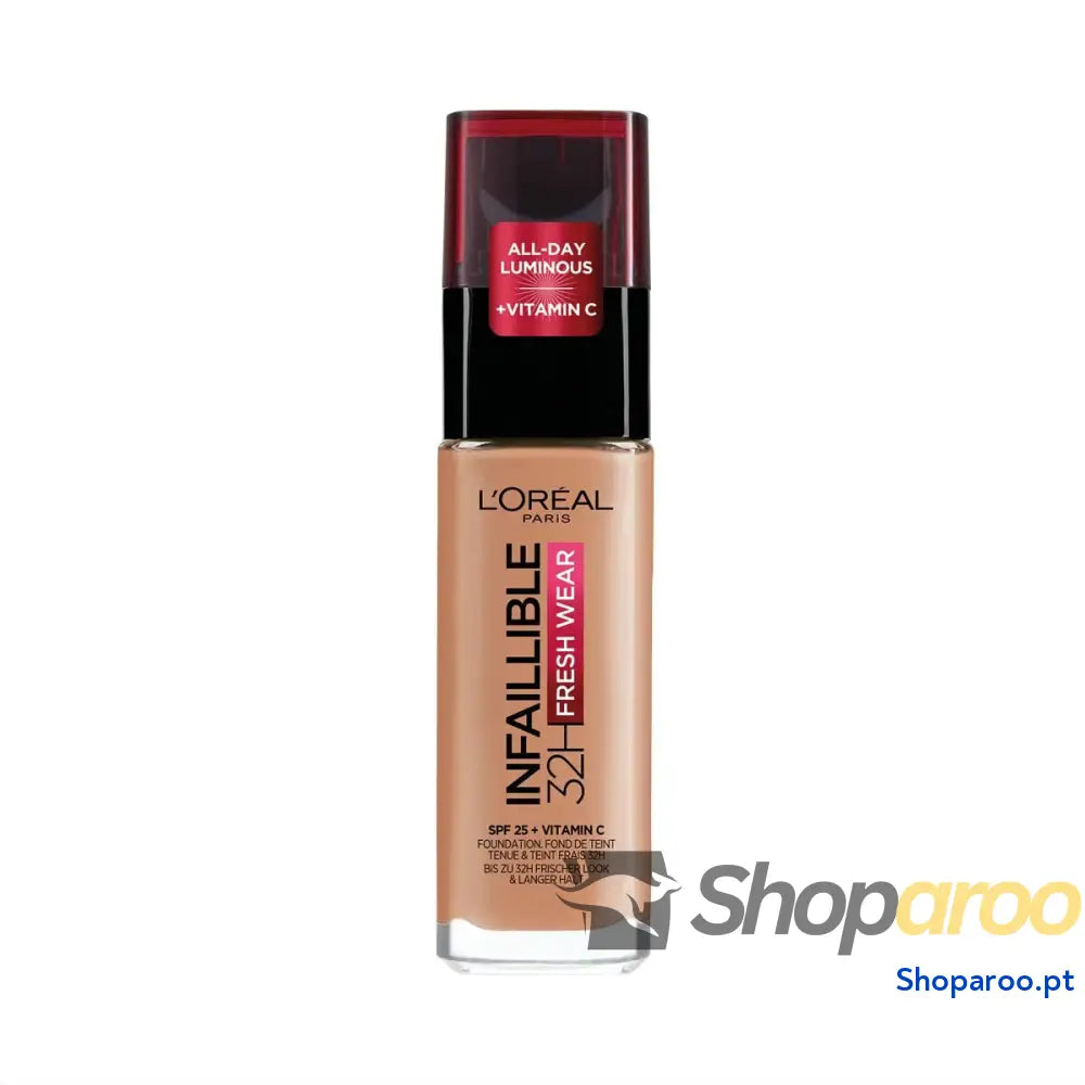Base de Maquilhagem Cremosa L’Oreal Make Up Infaillible Nº 300-ambre (30 ml)