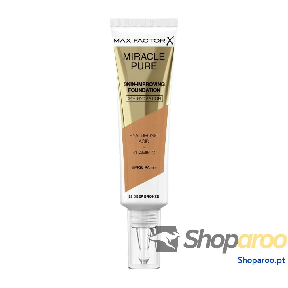 Base de Maquilhagem Cremosa Max Factor Miracle Pure Nº 82 Deep bronze Spf 30 30 ml