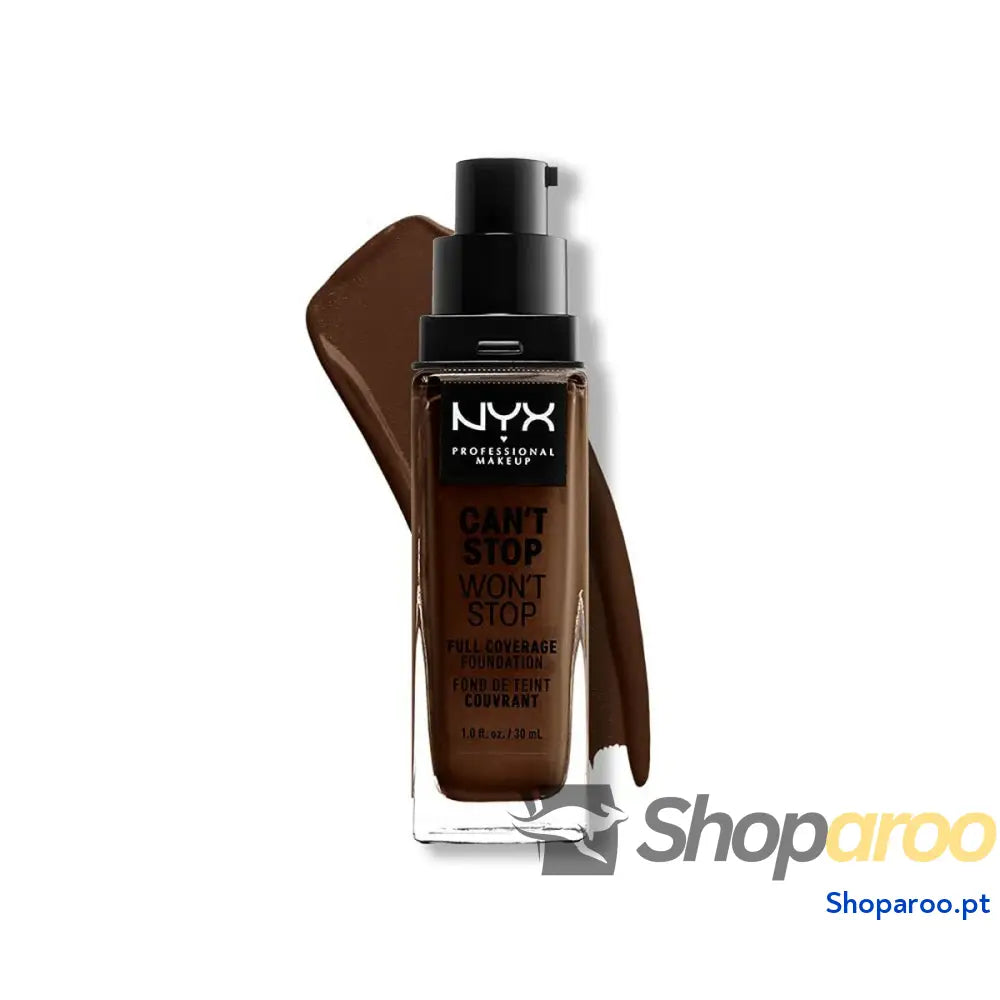 Base de Maquilhagem Cremosa NYX Can't Stop Won't Stop Deep Ebony 30 ml