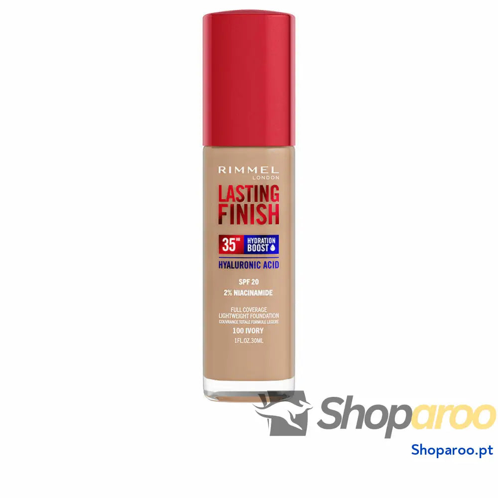 Base de Maquilhagem Cremosa Rimmel London Lasting Finish Nº 100 Ivory Spf 20 30 ml
