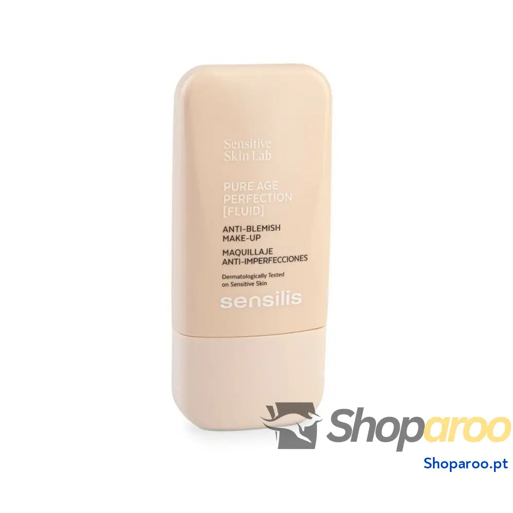 Base de Maquilhagem Cremosa Sensilis Pure Age Perfection 04-pêche Anti-imperfeições (30 ml)