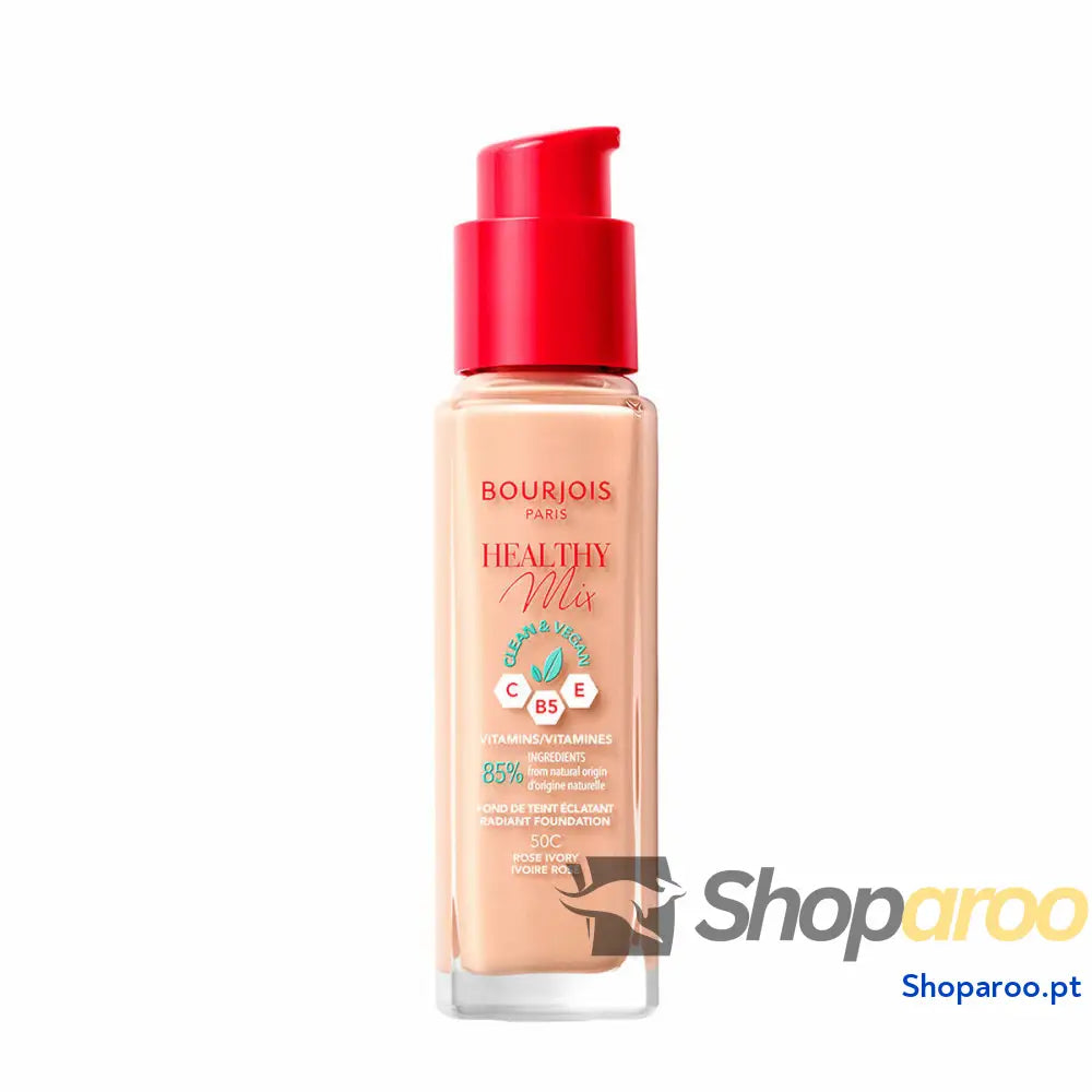 Base de Maquilhagem Fluida Bourjois Healthy Mix Nº 50C Rose ivory 30 ml
