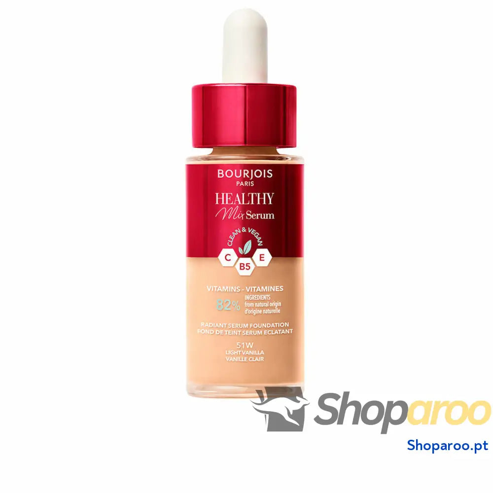 Base de Maquilhagem Fluida Bourjois Healthy Mix Sérum Nº 51W Light vanilla 30 ml