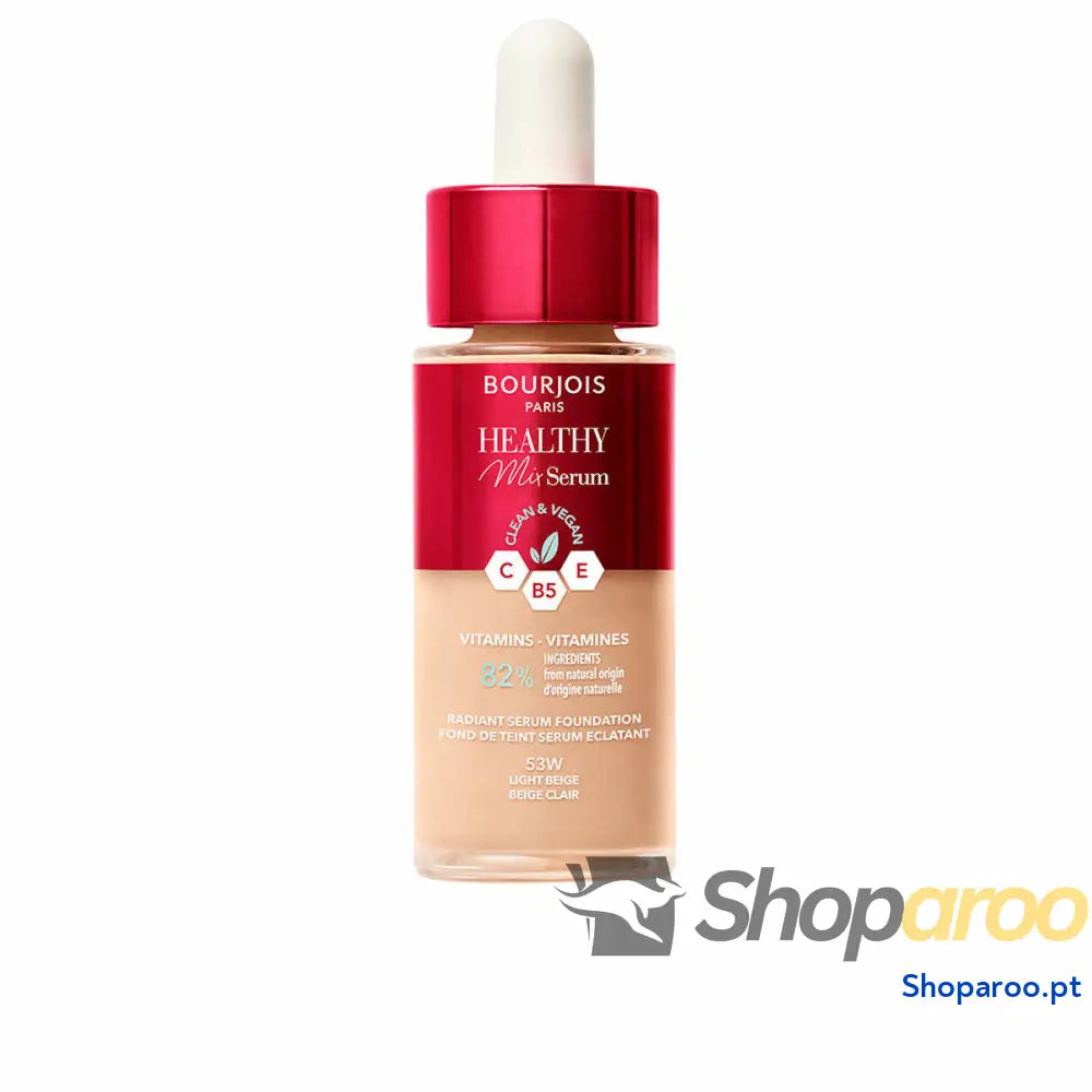 Base de Maquilhagem Fluida Bourjois Healthy Mix Sérum Nº 53W Light beige 30 ml