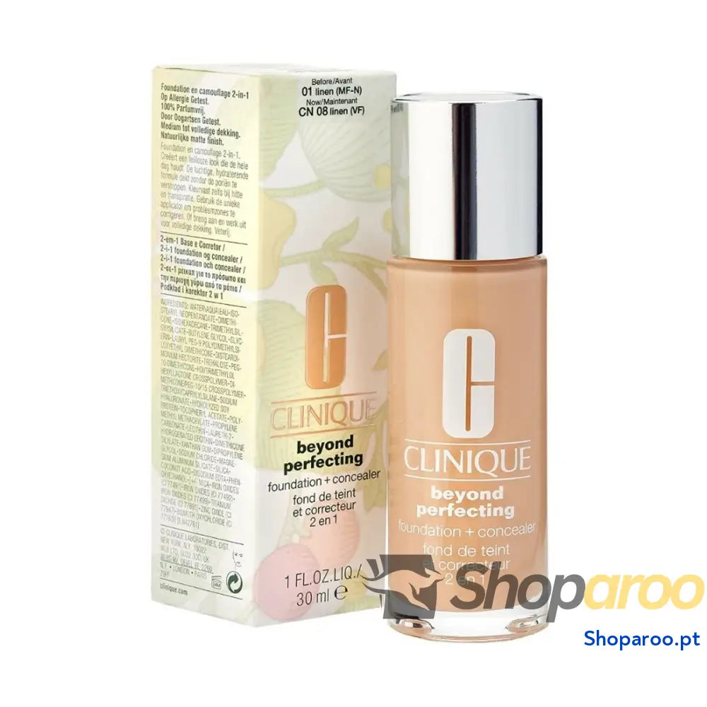 Base de Maquilhagem Fluida Clinique Beyond Perfecting 1-linen 2 em 1 30 ml