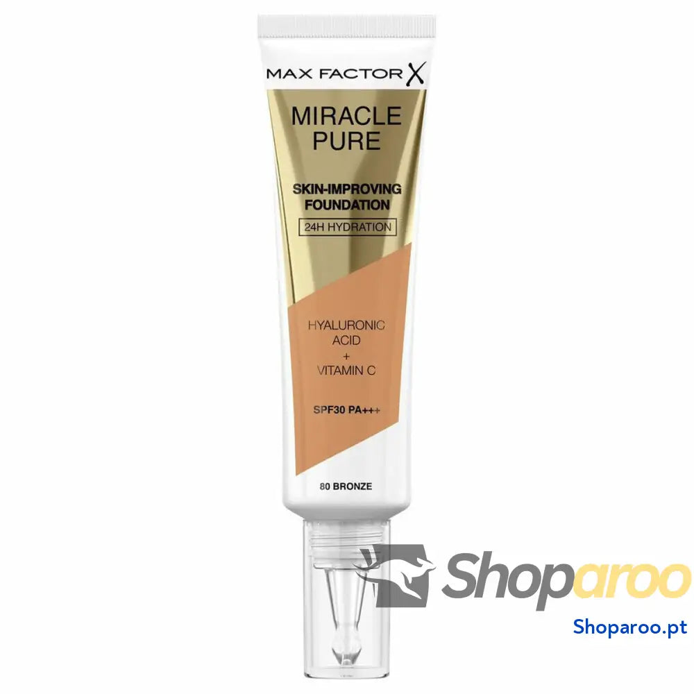 Base de Maquilhagem Fluida Max Factor Miracle Pure Spf 30 Nº 80-bronze ml
