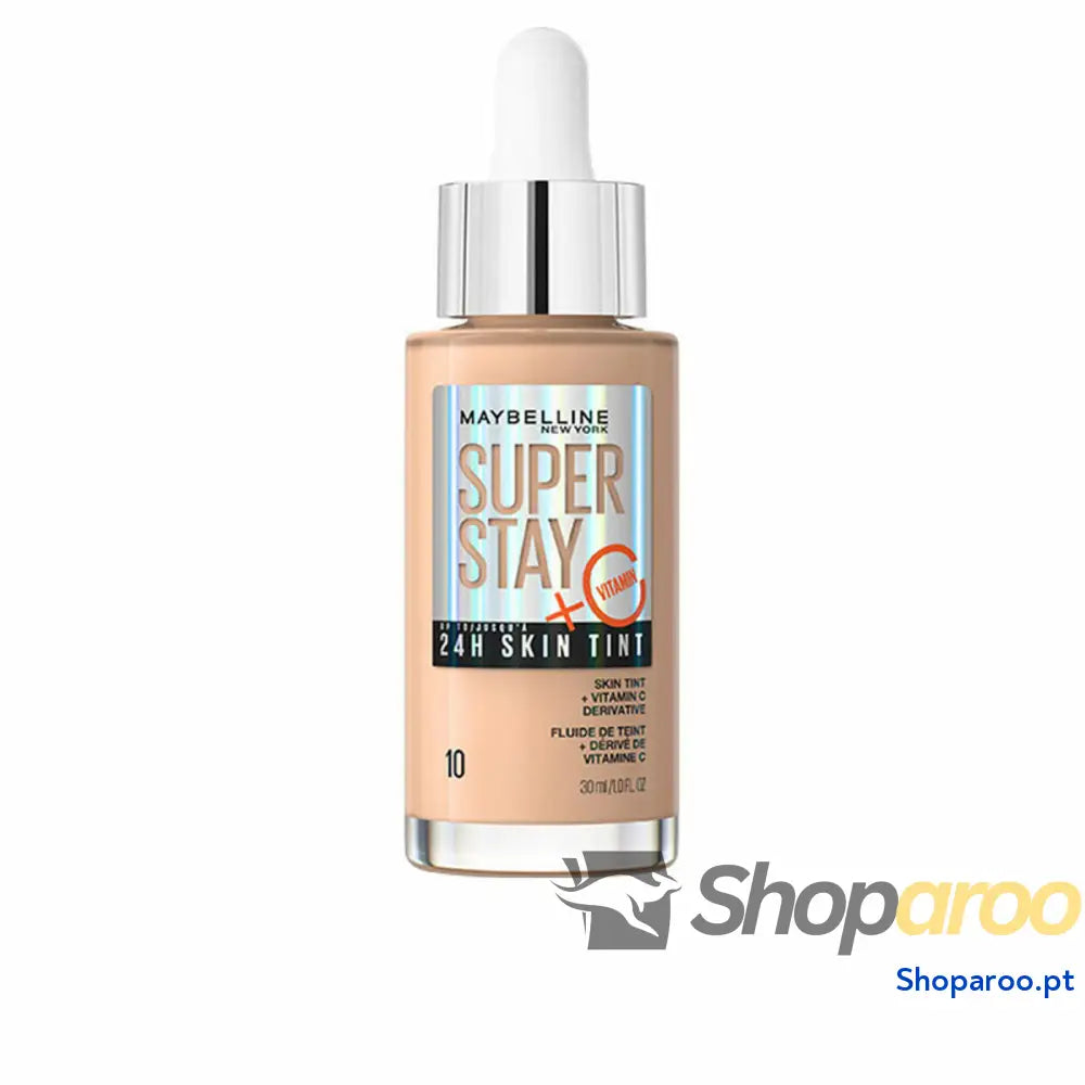 Base de Maquilhagem Fluida Maybelline Super Stay Skin Tint Vitamina C Nº 10 30 ml