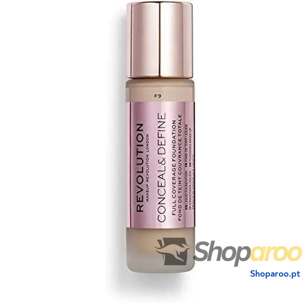 Base de Maquilhagem Fluida Revolution Make Up Conceal & Define Nº F9 (23 ml)