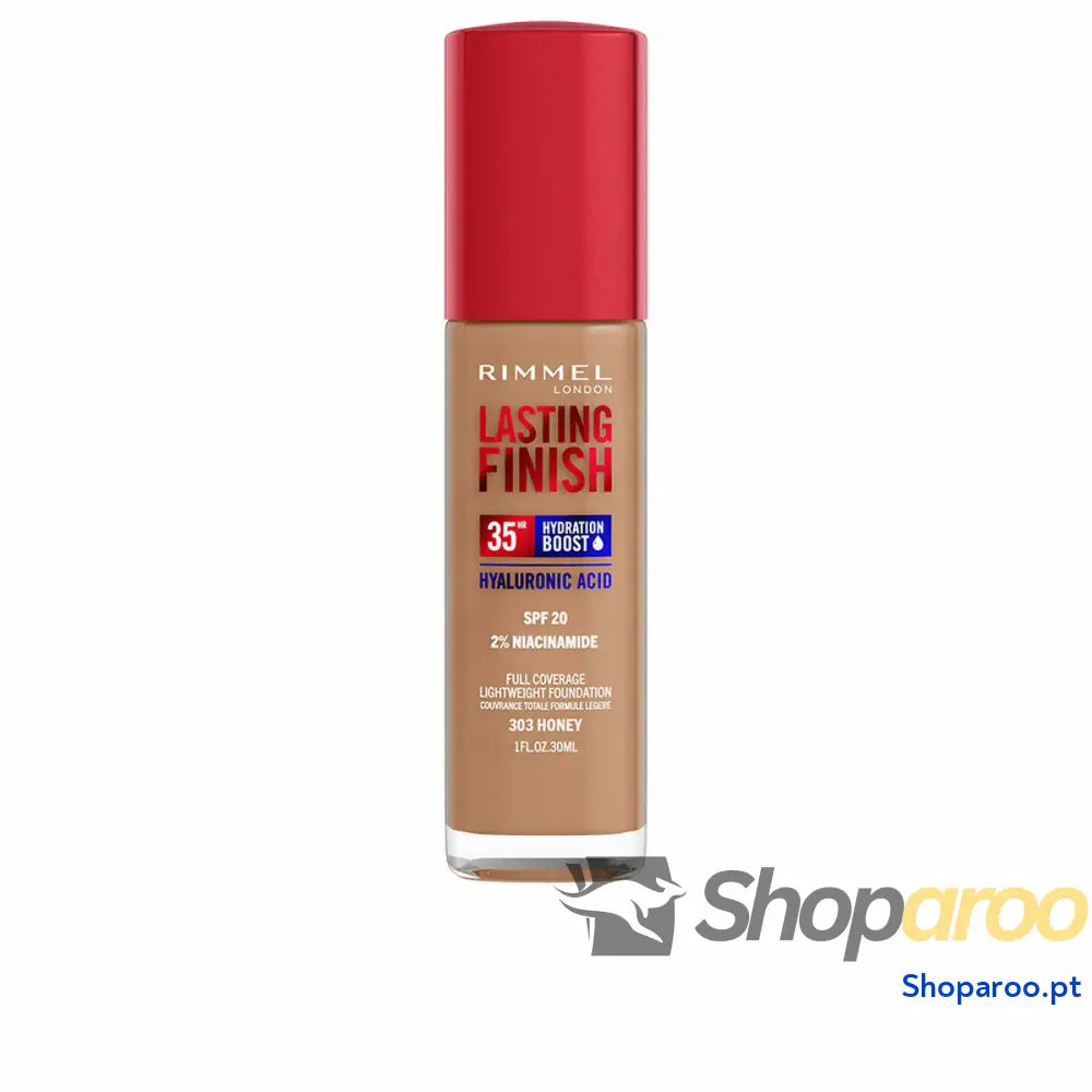 Base de Maquilhagem Fluida Rimmel London Lasting Finish Nº 303 Honey Spf 20 30 ml