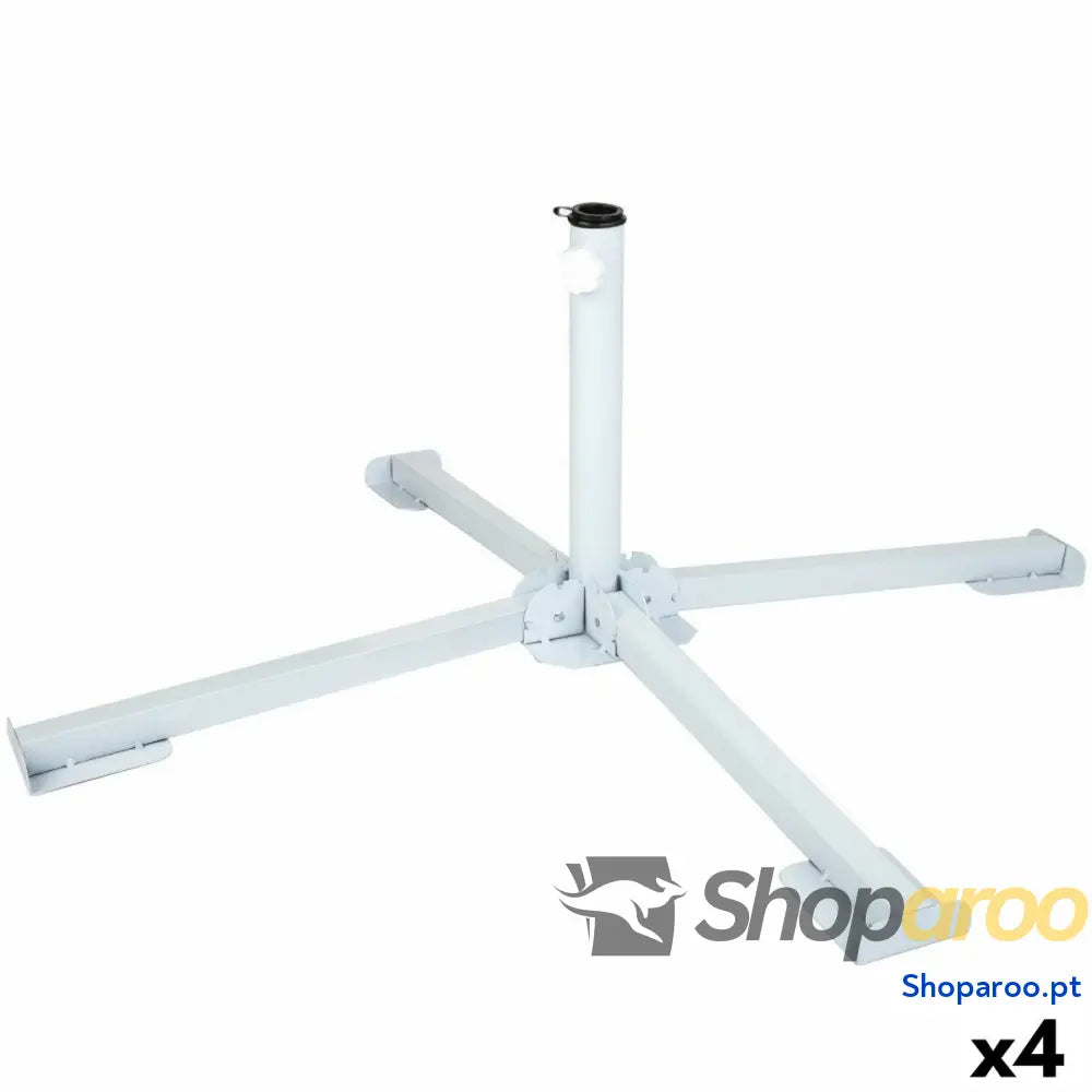 Base para Guarda-Sol Aktive Branco Plástico Esponja EPS 85 x 31 x 85 cm (4 Unidades)