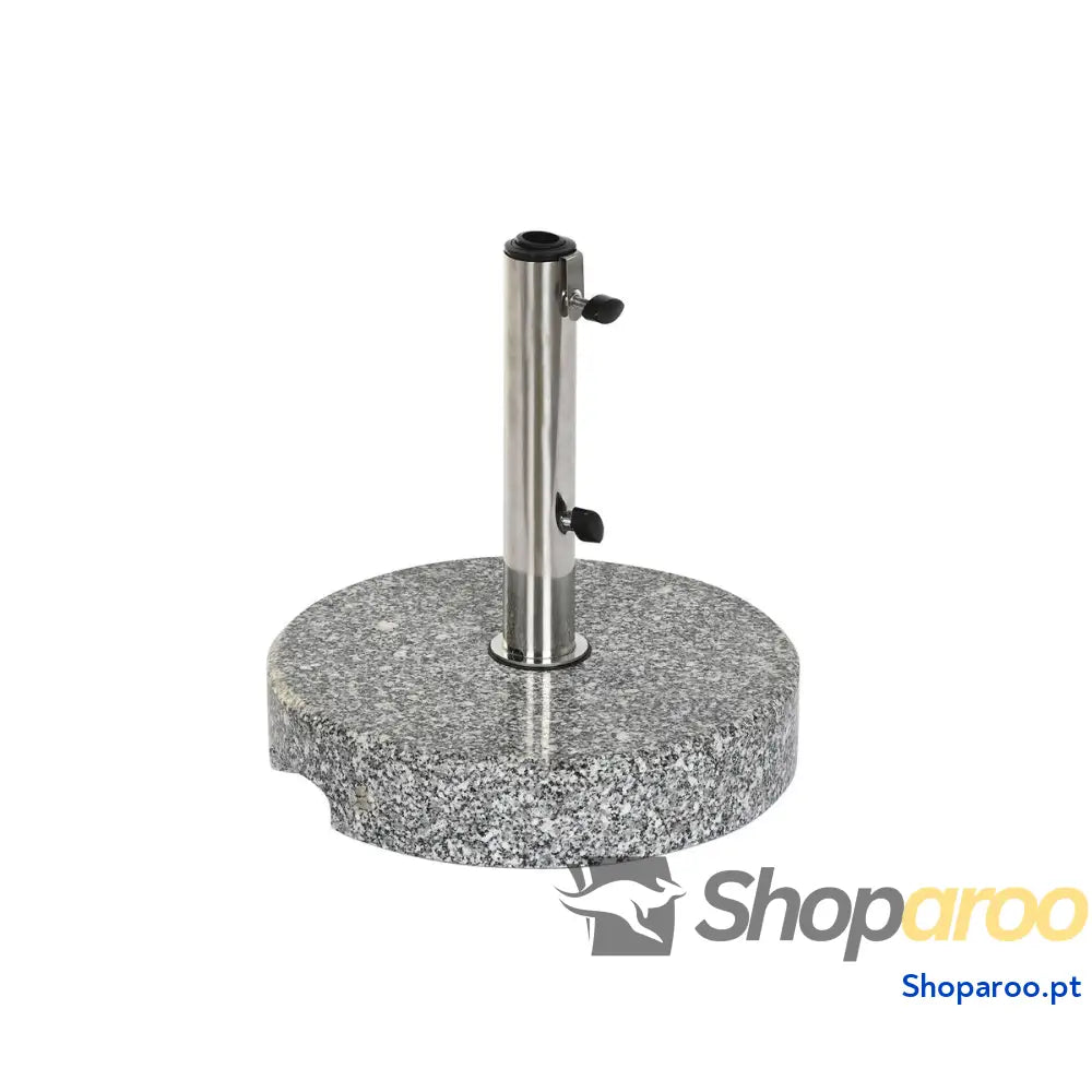 Base para Guarda-Sol DKD Home Decor Cinzento Aço inoxidável Granito (38 x 38 x 41 cm)
