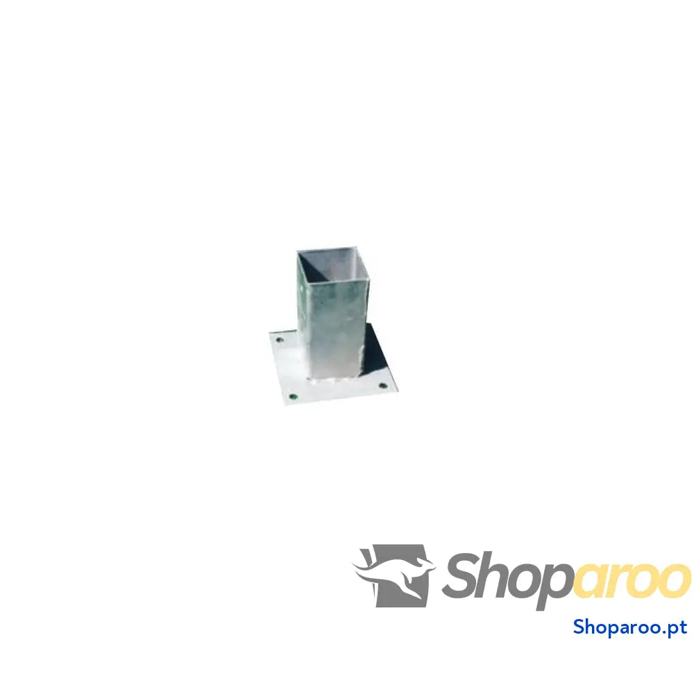 Base para Guarda-Sol Faura f50003 Quadrado Aço Galvanizado 9 x 9 x 15 cm M10