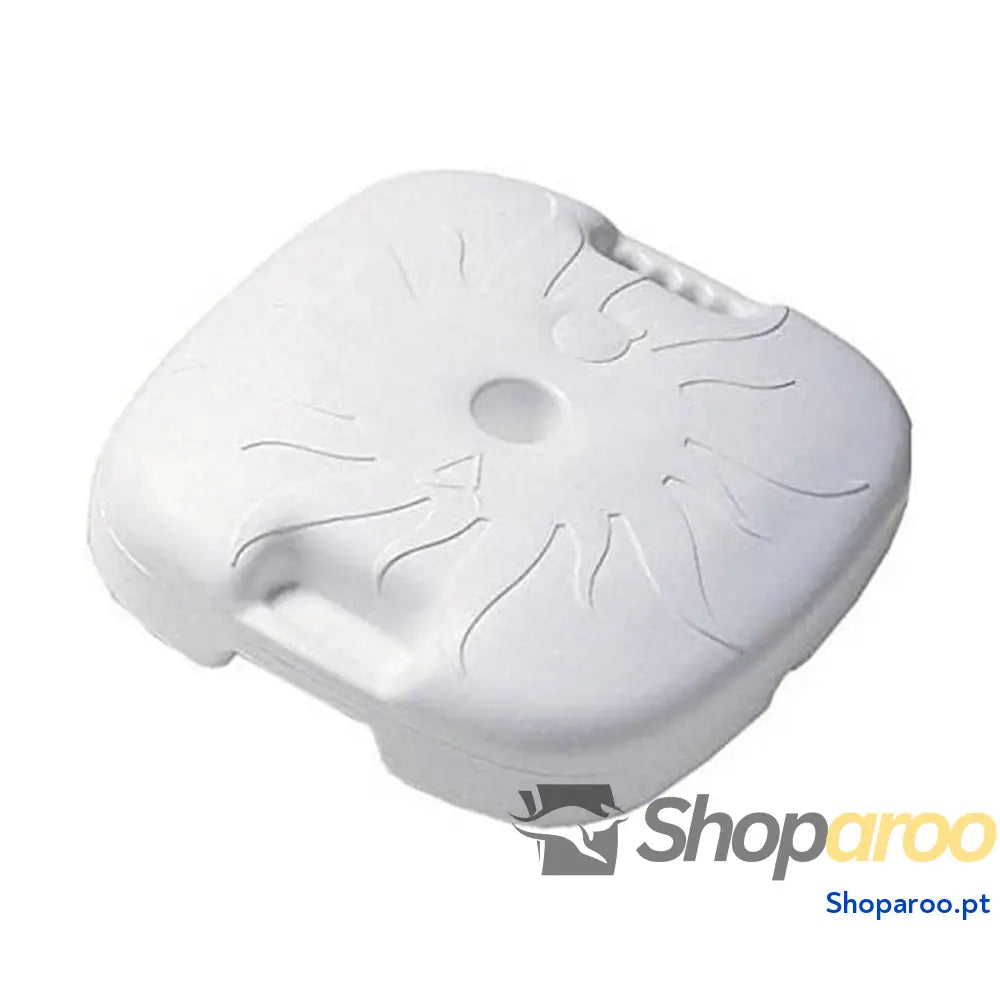 Base para Guarda-Sol IPAE Progarden 18 L Branco Polipropileno Plástico 44 x 44 x 12 cm