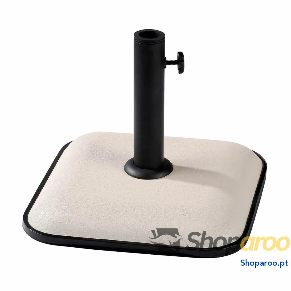 Base Sombrilla Cuadrada Marbueno 35x35x5,2 cm 11KG Branco Jardim, Piscina, Terraço