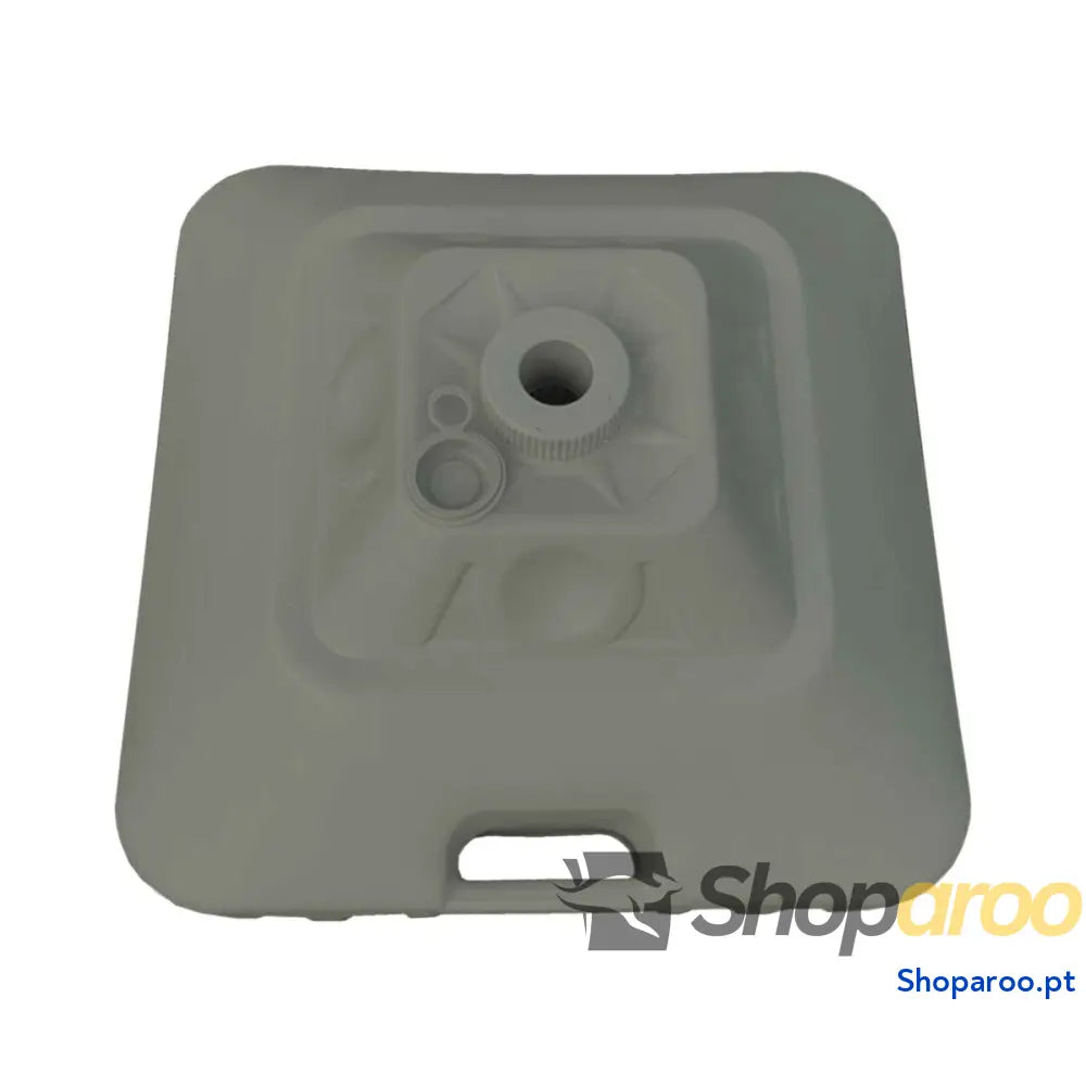 Base Sombrilla Cuadrada Marbueno 45x45x27 cm 30L Branco Jardim, Piscina, Terraço