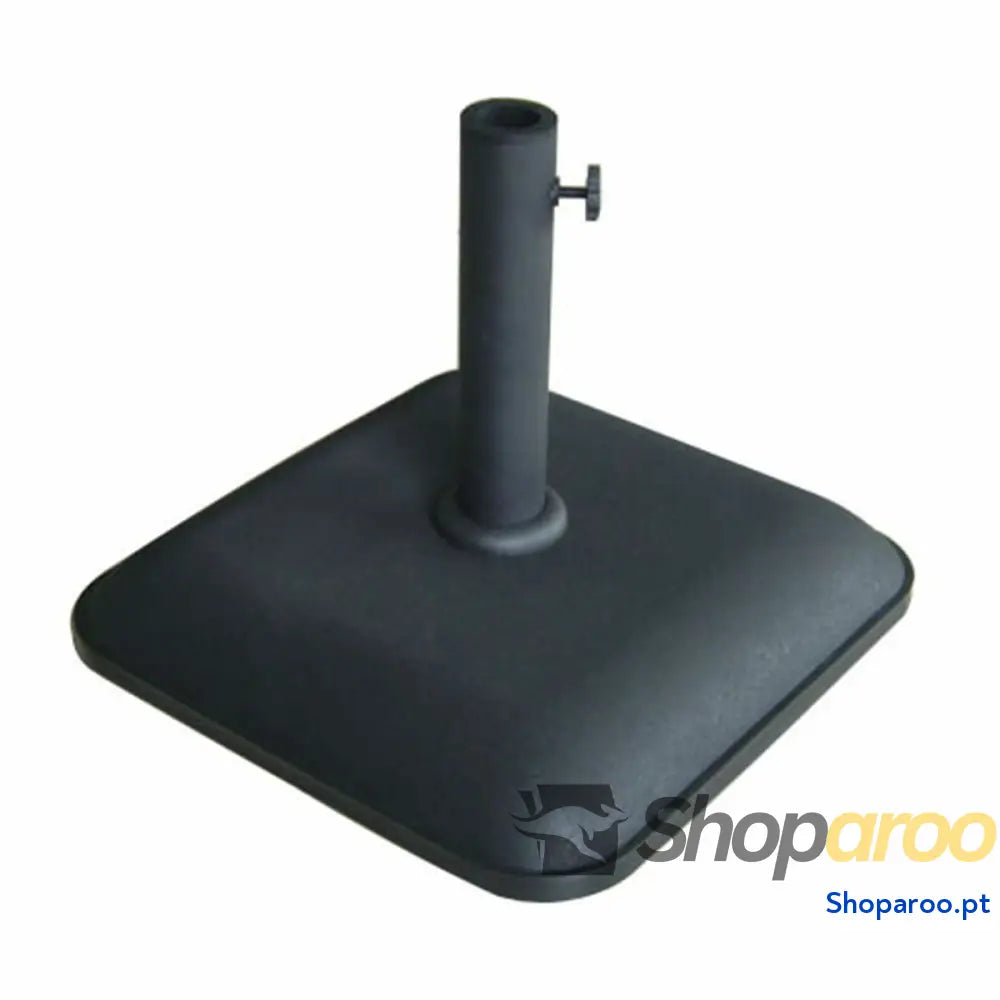 Base Sombrilla Cuadrada Marbueno 45x45x7,3 cm 25KG Preto Jardim, Piscina, Terraço