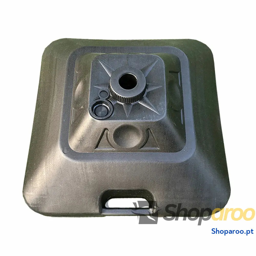 Base Sombrilla Cuadrada Marbueno Plástico 45x45x27 cm 30L Preto Jardim, Piscina, Terraço