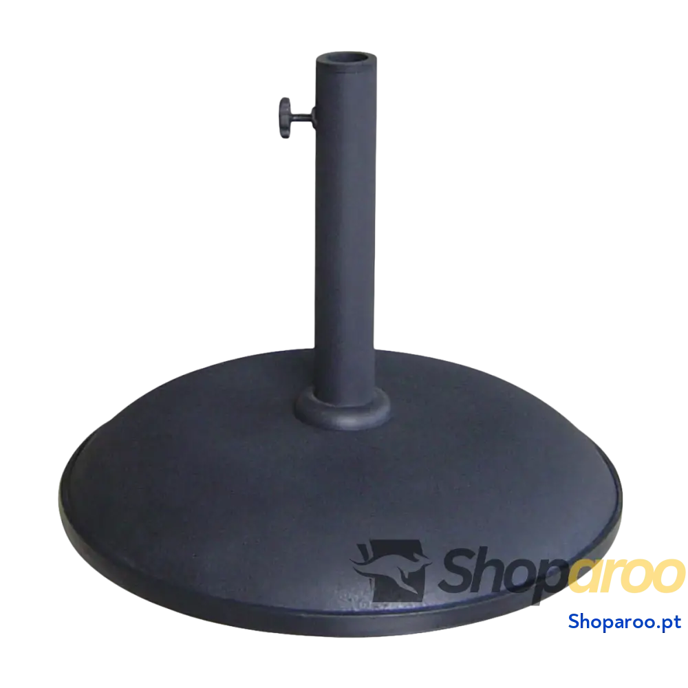 Base Sombrinha Redonda Marbueno 45x36 cm 20KG Preto Jardim, Piscina, Terraço